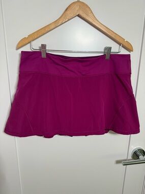 lululemon athletica Magenta/Purple Pace Rival skort Size: 10